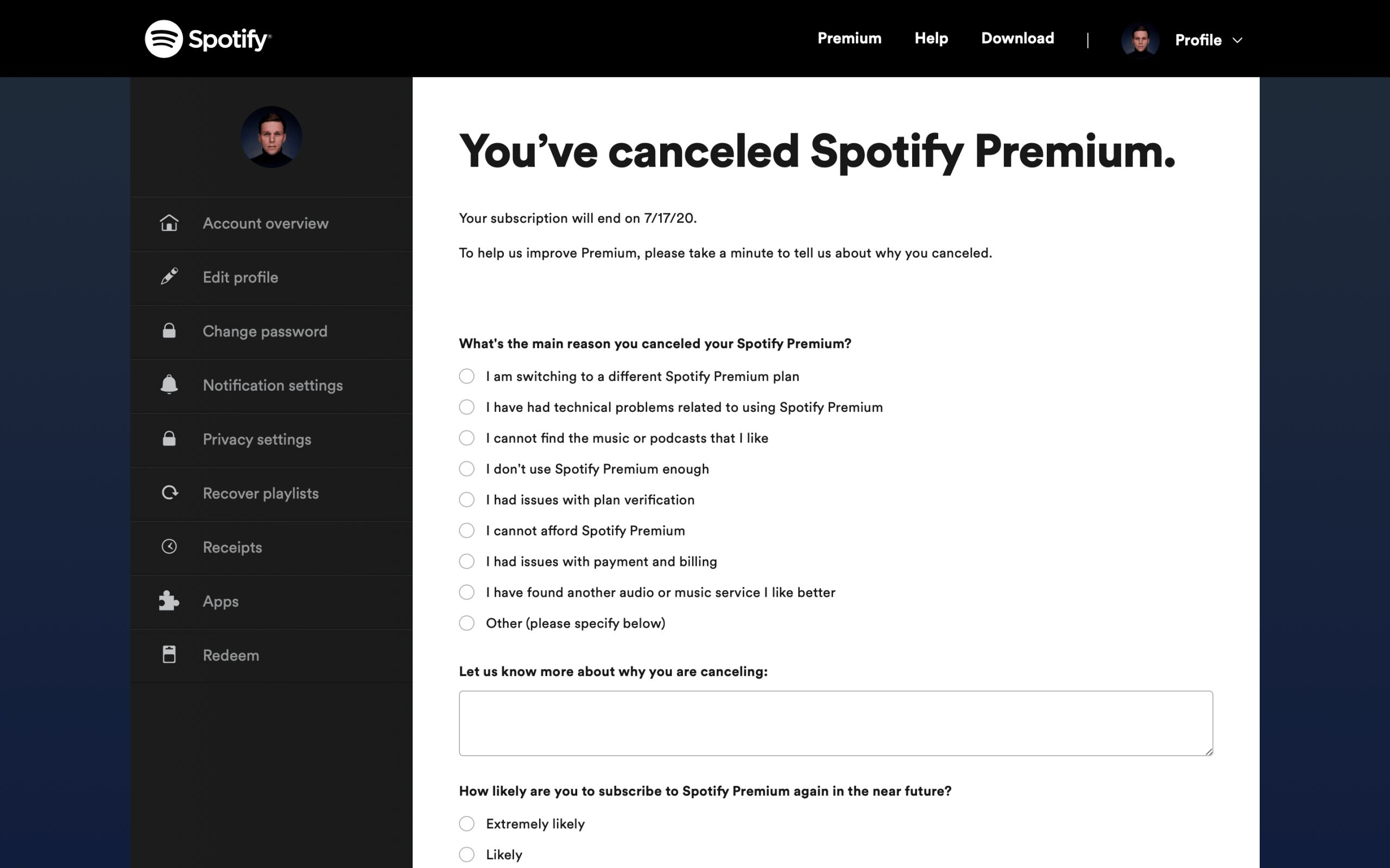 Spotify опрос